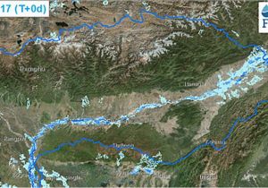 England Mountains Map forecast Flood Inundation Mapping Catastrophic Flood