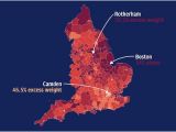 England Population Density Map England S Obesity Hotspots How Does Your area Compare