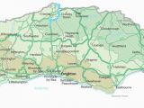 England south Coast Map Map Of Sussex Visit south East England