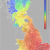 England Train Map Great Britain Rail Travel Times the Colour Scale Shown On