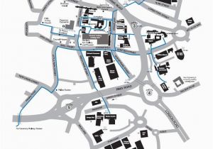 England University Map Campus Map Information Card Edition Campus Map Coventry