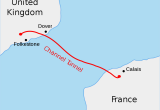 English Channel On Europe Map Channel Tunnel Wikipedia