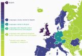 English Speaking Countries In Europe Map Map Language Difficulty Ranking for English Speakers