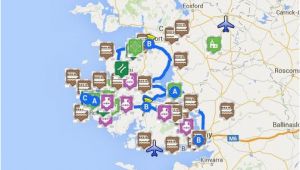 Ennis Ireland Map Map Of Connemara Sights Ireland Ireland Map Connemara Ireland