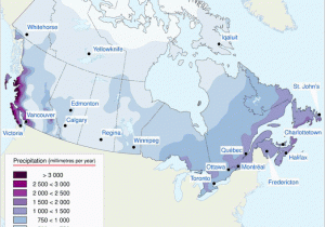 Environment Canada Maps Anthropogenic Climate Change and Anthropogenic Sea Level Potholes