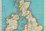 Essex On the Map Of England 1939 Antique British isles Map Vintage United Kingdom Map