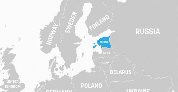 Estonia Map In Europe What Continent is Estonia In Worldatlas Com