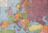 Ethnic Map Of Europe 1914 Europe From 1914 to 1935 Rand Mcnally Company 1946