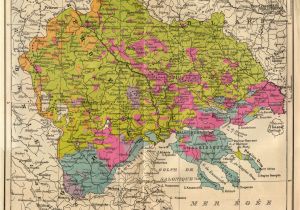 Ethnographic Map Of Europe Bulgarian Version Of Ethnographic Macedonia 1914 Maps