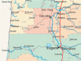 Eugene oregon On A Map Map Of Eugene oregon and Surrounding areas Gallery Of oregon Maps
