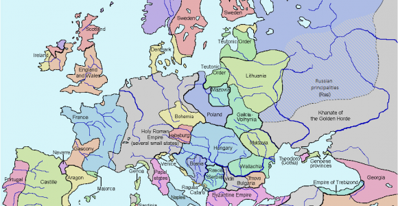 Europe 1300 Map atlas Of European History Wikimedia Commons