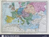 Europe 16th Century Map Historical Map Europe Stock Photos Historical Map Europe