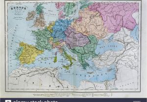 Europe 16th Century Map Historical Map Europe Stock Photos Historical Map Europe