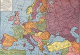 Europe 1914 Political Map Europe From 1914 to 1935 Rand Mcnally Company 1946