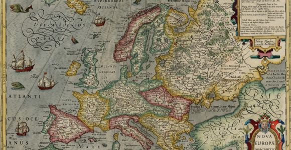 Europe 1946 Map Map Of Europe by Jodocus Hondius 1630 the Map Shows A