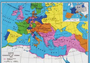 Europe after the Congress Of Vienna 1815 Map Europe Map by Year 3 after Vienna 1815