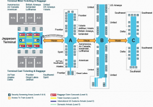 Europe Airport Map A Look Inside the Terminal and Concourses at Denver