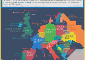 Europe and Russia Mapping Lab the Map We Need if We Want to Think About How Global Living