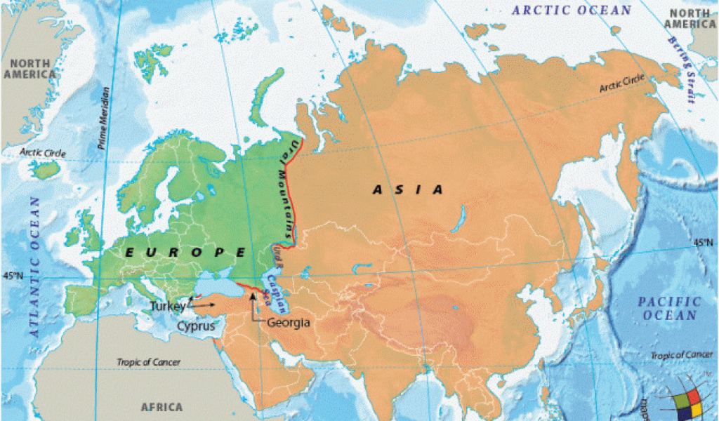 Europe Asia Border Map Europe And Asia Border PSFLM Europe Asia Border Map Europe And Asia Border PSFLM