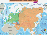 Europe asia Border Map 53 Actual is asia A Continent