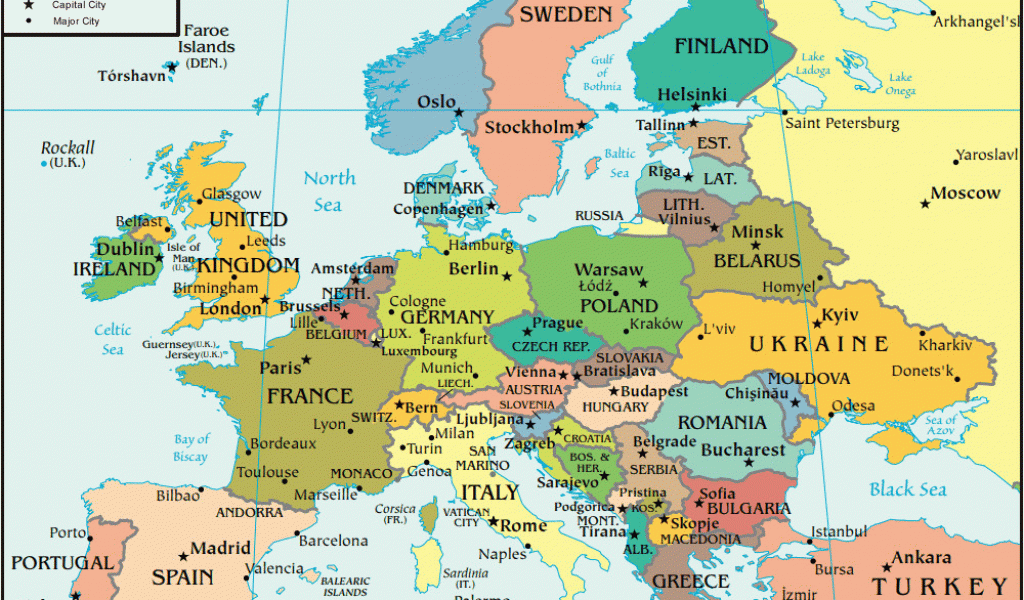 Europe Asia Border Map Europe Map And Satellite Image Secretmuseum