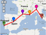 Europe Backpacking Map Possible southern Europe Trip 2 Weeks Lisbon Madrid