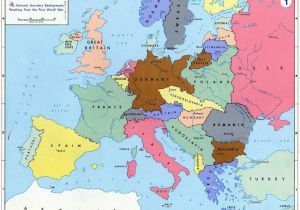 Europe before Ww2 Map 10 Explicit Map Europe 1918 after Ww1