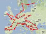 Europe by Train Map How to Travel Europe by Train someday I Hope to Use This