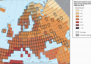 Europe Climate Zones Map Global and European Temperature European Environment Agency