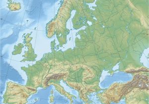 Europe Elevation Map Europe topographic Map Climatejourney org