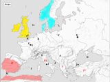 Europe Fill In Map Unlabeled Maps Of Europe Climatejourney org