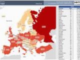 Europe Heat Map 19 Best Geographic Heat Map Generators Images In 2017