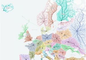 Europe Heat Map Europe if Borders Were Set According to Travel Distance to