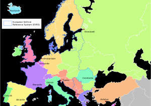 Europe Height Map ordnance Datum Wikipedia