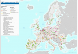 Europe High Speed Rail Map 30 Priority Projects Innovation and Networks Executive Agency