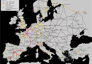 Europe High Speed Rail Map Eu Hsr Network Plan Infrastructure Of China Map Diagram