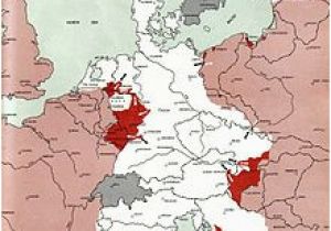 Europe In 1945 Map atlas Of the World Battle Fronts In Semimonthly Phases to