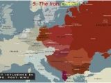Europe In the Cold War Map Cold War 2 the 1940s Iron Curtain Truman Marshall Plan