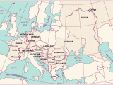 Europe Major Rivers Map Rivers Maps and atlases