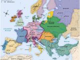 Europe Map 1750 442referencemaps Maps Historical Maps World History