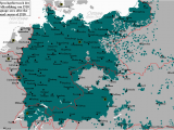 Europe Map 1910 Distribution Of German Speakers In 1910 Operae Iuni