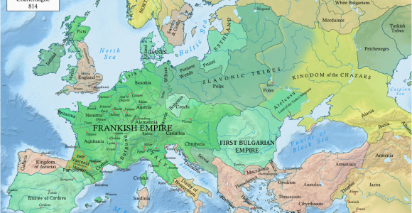 Europe Map 1980 Early Middle Ages Wikipedia