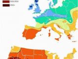 Europe Map 2000 Us Vs Europe Annual Hours Of Sunshine Geovisualizations
