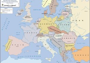 Europe Map before and after World War 2 Europe after World War I