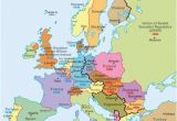 Europe Map before and after World War 2 Maps Europe after World War Two 1949 Diercke