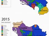 Europe Map before and after Ww2 Ethnic Map Of Yugoslavia before and after the War 1990