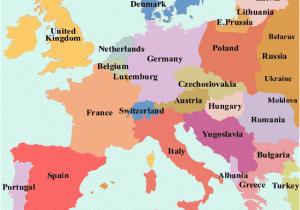 Europe Map before World War 1 Map Of Europe Pre Ww2 Mapofmap1