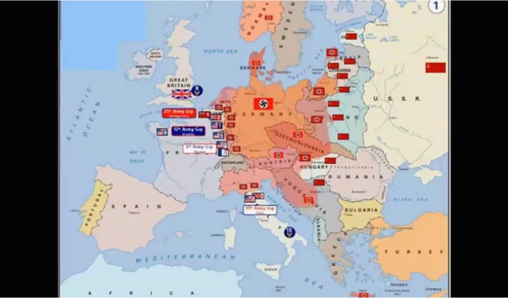 Europe Map before Ww2 Wwii D Day to Victory Map secretmuseum