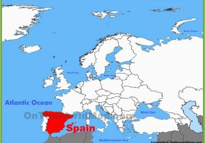 Europe Map In Spanish Spain On the Map Of Europe