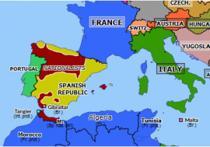 Europe Map In Spanish Spain On the Map Of Europe